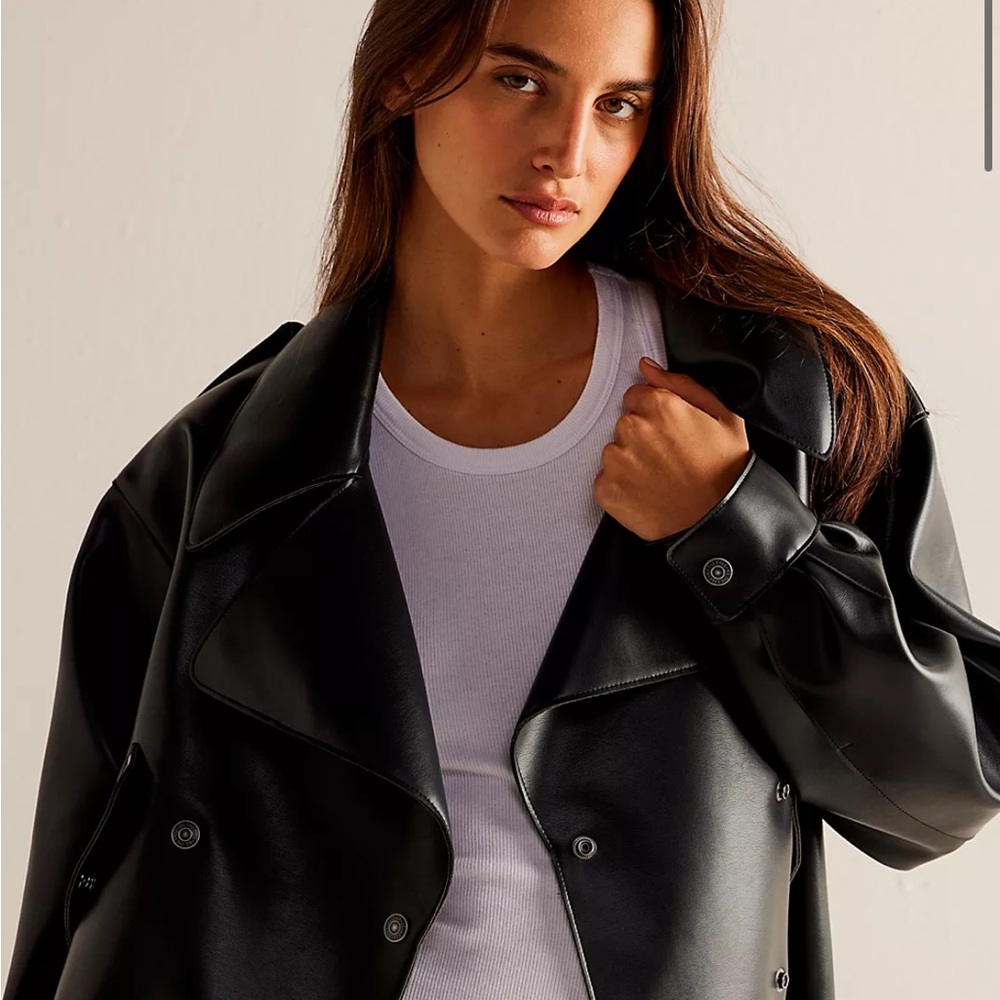 NWT We The Free Alexis Vegan Leather Jacket